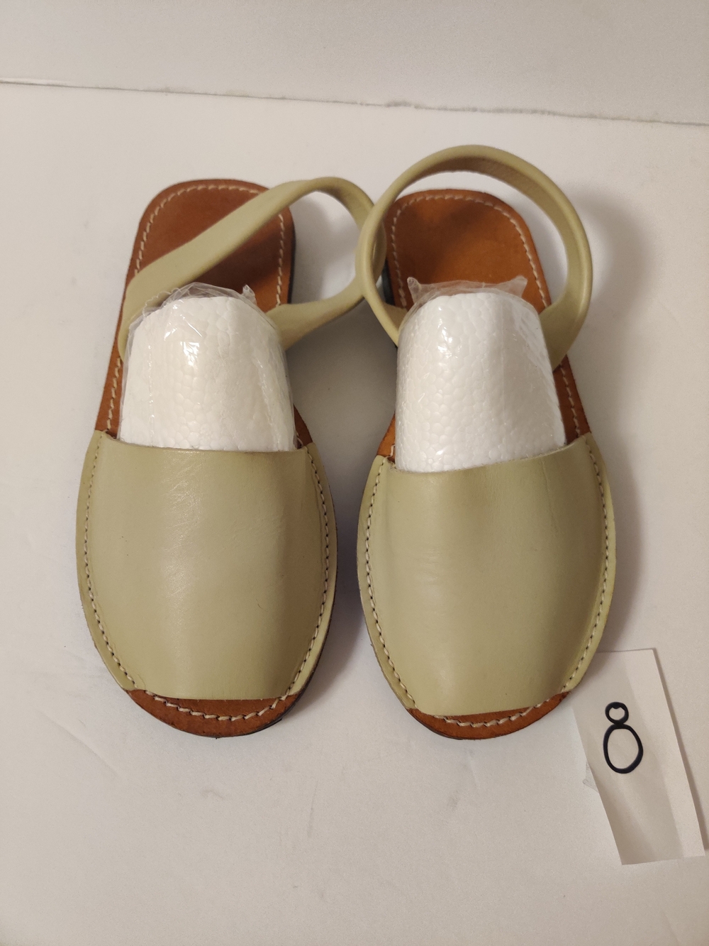New Menorca Sandals Off White 37 US 6.5